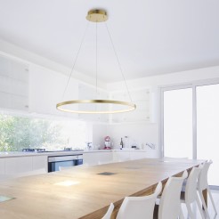 11524-12 CIRCLE LAMPA WISZĄCA ZŁOTY
