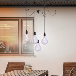 19094-18 ENNI LAMPA WISZĄCA CZARNY