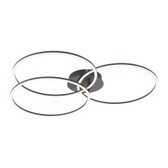 14539-18 IVAKA LAMPA SUFITOWA CZARNY