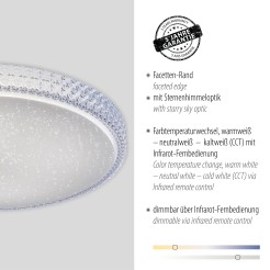 14373-00 FRIDA LAMPA SUFITOWA TRANSPARENTNY