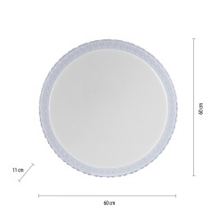 14373-00 FRIDA LAMPA SUFITOWA TRANSPARENTNY
