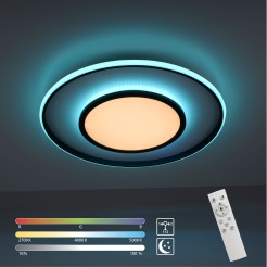 11627-18 ARENDA LAMPA SUFITOWA CZARNA