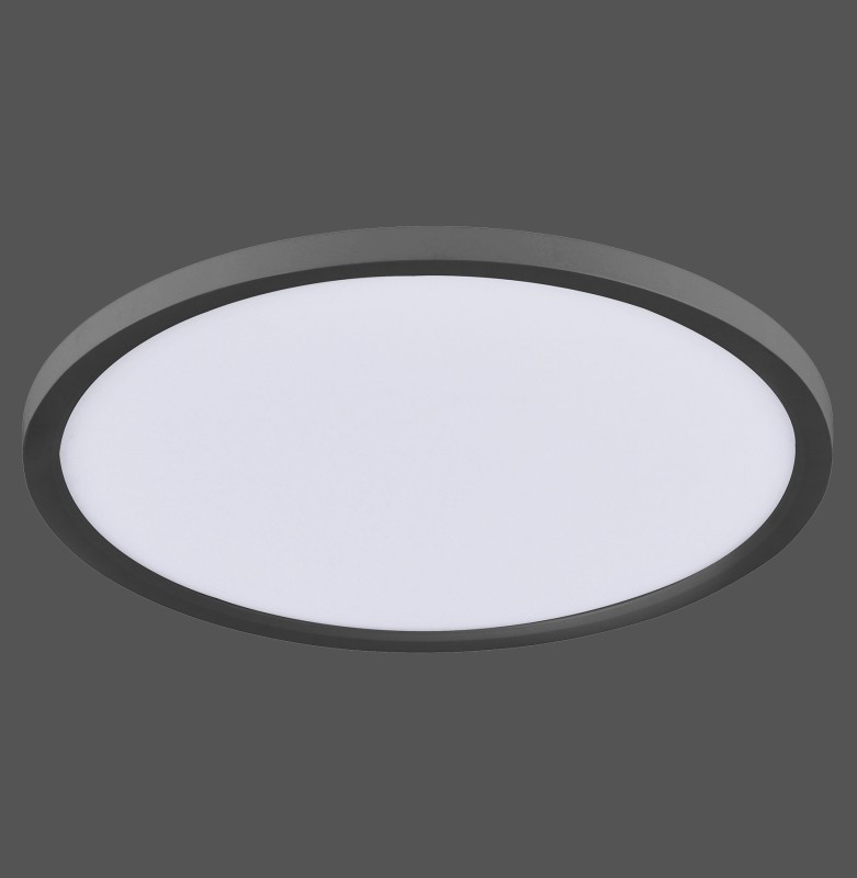 15571-18 FLAT LAMPA SUFITOWA CZARNY