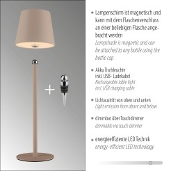 19251-39 BOTERIA LAMPA STOŁOWA PIASKOWY