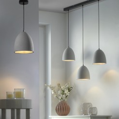 2231-22 ETON LAMPA WISZĄCA SZARY/CZARNY