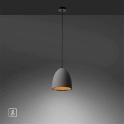 2231-22 ETON LAMPA WISZĄCA SZARY/CZARNY