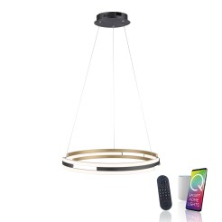 2051-60 Q-BELUGA LAMPA WISZĄCA MATOWY MOSIĄDZ