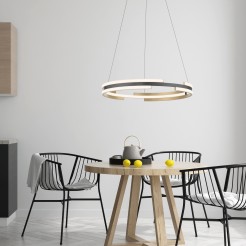 2051-60 Q-BELUGA LAMPA WISZĄCA MATOWY MOSIĄDZ