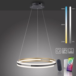2051-60 Q-BELUGA LAMPA WISZĄCA MATOWY MOSIĄDZ