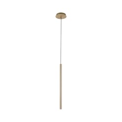 2111-60 FLUTE LAMPA WISZĄCA MATOWY MOSIĄDZ