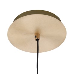 2111-60 FLUTE LAMPA WISZĄCA MATOWY MOSIĄDZ