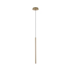 2111-60 FLUTE LAMPA WISZĄCA MATOWY MOSIĄDZ