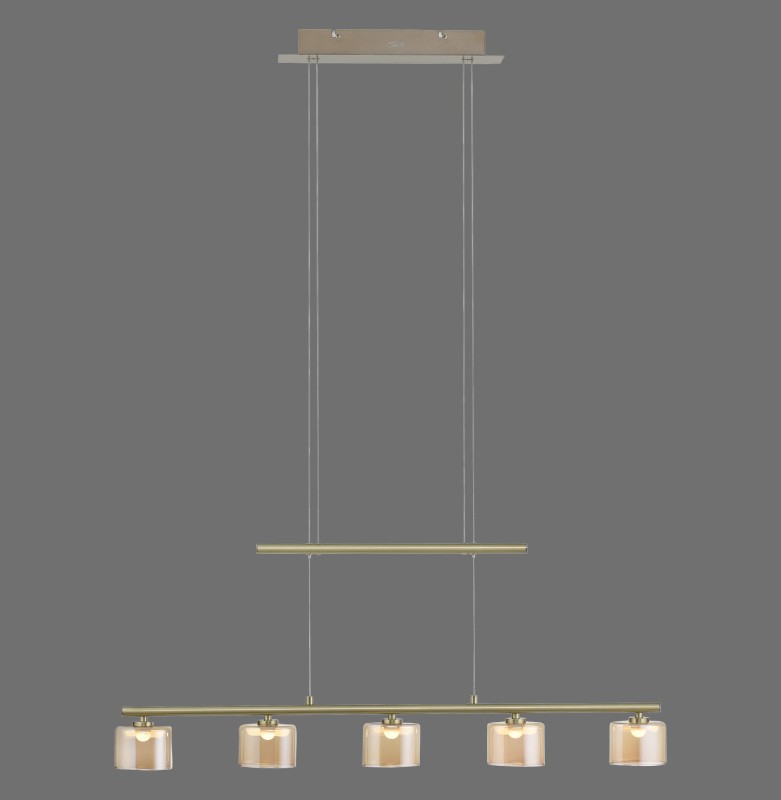 2209-60 HYDRA LAMPA WISZĄCA MATOWY MOSIĄDZ