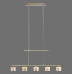2209-60 HYDRA LAMPA WISZĄCA MATOWY MOSIĄDZ