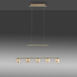 2209-60 HYDRA LAMPA WISZĄCA MATOWY MOSIĄDZ