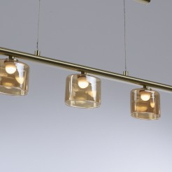 2209-60 HYDRA LAMPA WISZĄCA MATOWY MOSIĄDZ