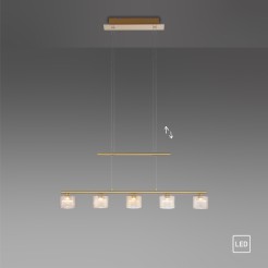 2209-60 HYDRA LAMPA WISZĄCA MATOWY MOSIĄDZ