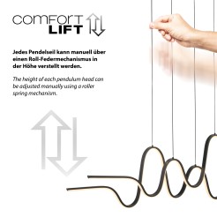 2292-18 ALTITUDE LAMPA WISZĄCA CZARNY