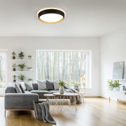 14347-18 EMILIA LAMPA SUFITOWA CZARNY