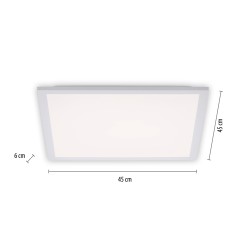 12201-16 FLAT LAMPA SUFITOWA BIAŁY