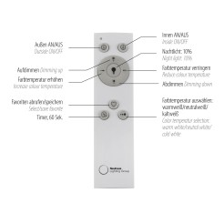 14693-18 ASMIN LAMPA SUFITOWA CZARNY