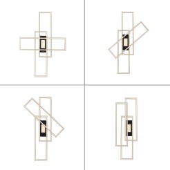 14693-18 ASMIN LAMPA SUFITOWA CZARNY