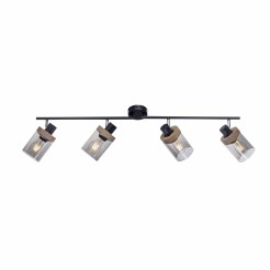 11313-18 PASQUAL LAMPA SUFITOWA CZARNY/DREWNO