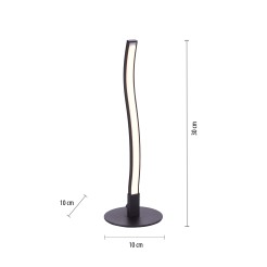 15128-18 WAVE LAMPA STOŁOWA CZARNY