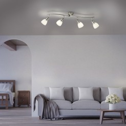 11954-55 KARO LAMPA SUFITOWA STALOWY
