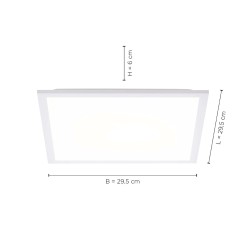 12200-16 FLAT LAMPA SUFITOWA BIAŁY