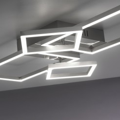 14030-55 IVEN LAMPA SUFITOWA STALOWY
