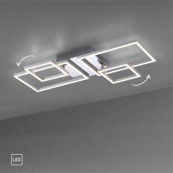 14030-55 IVEN LAMPA SUFITOWA STALOWY
