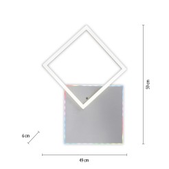 11327-95 RENDA LAMPA SUFITOWA ALUMINIUM