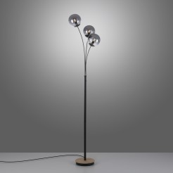 11391-79 GREEN WIDOW LAMPA PODŁOGOWA CZARNY/DREWNO