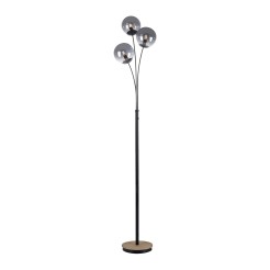 11391-79 GREEN WIDOW LAMPA PODŁOGOWA CZARNY/DREWNO