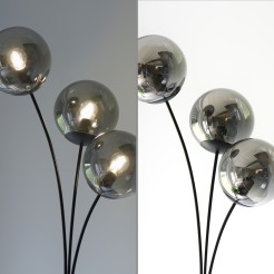11391-79 GREEN WIDOW LAMPA PODŁOGOWA CZARNY/DREWNO