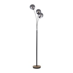 11391-79 GREEN WIDOW LAMPA PODŁOGOWA CZARNY/DREWNO