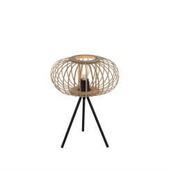 11435-79 RACOON LAMPA STOŁOWA CZARNY/DREWNO