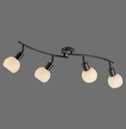 12154-18 LOKI LAMPA SUFITOWA CZARNY