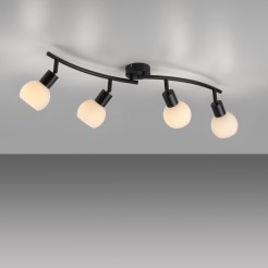12154-18 LOKI LAMPA SUFITOWA CZARNY