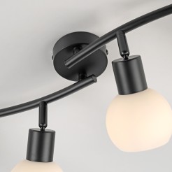 12154-18 LOKI LAMPA SUFITOWA CZARNY
