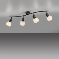 12154-18 LOKI LAMPA SUFITOWA CZARNY