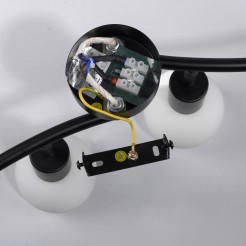 12154-18 LOKI LAMPA SUFITOWA CZARNY