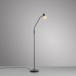 12157-18 LOKI LAMPA PODŁOGOWA CZARNY