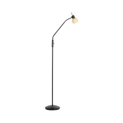 12157-18 LOKI LAMPA PODŁOGOWA CZARNY
