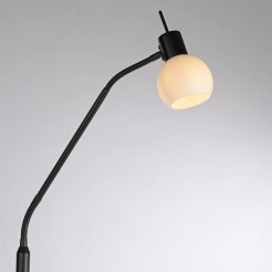 12157-18 LOKI LAMPA PODŁOGOWA CZARNY