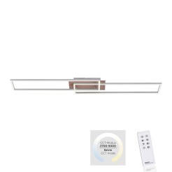 14019-78 IVEN LAMPA SUFITOWA ALUMINIUM/DREWNO