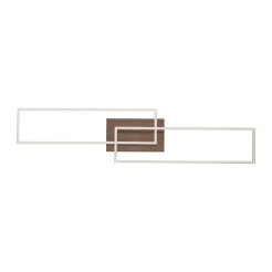 14019-78 IVEN LAMPA SUFITOWA ALUMINIUM/DREWNO