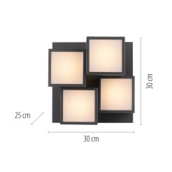 14114-18 TETRIS LAMPA SUFITOWA CZARNY