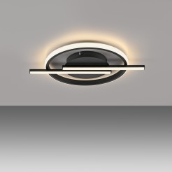 14130-18 KORSA LAMPA SUFITOWA CZARNY